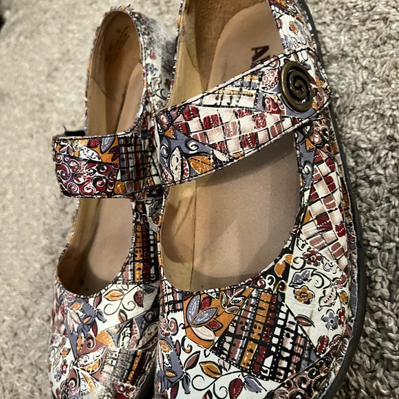 Alegria Multicolor Mary Jane Shoes - Paloma Autumn Swirl 8.5 (39) - Picture 5 of 16